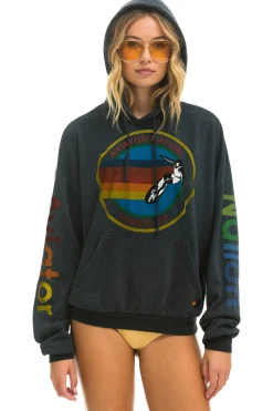 Hoodies | Hoodies | Aviator Nation RELAXED PULLOVER HOODIE - CHARCOAL