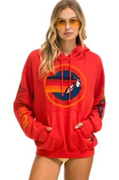 Hoodies | Hoodies | Aviator Nation RELAXED PULLOVER HOODIE - RED