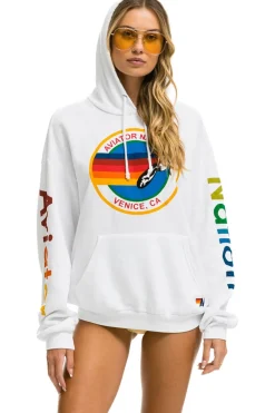 Hoodies | Hoodies | Aviator Nation RELAXED PULLOVER HOODIE - WHITE