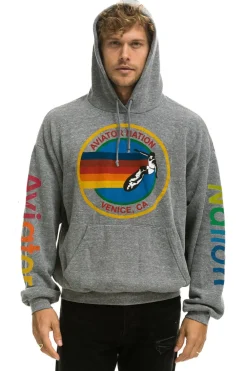 Hoodies | Hoodies | Aviator Nation RELAXED PULLOVER HOODIE - HEATHER GREY HEATHERGREY