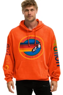 Hoodies | Hoodies | Aviator Nation RELAXED PULLOVER HOODIE - ORANGE