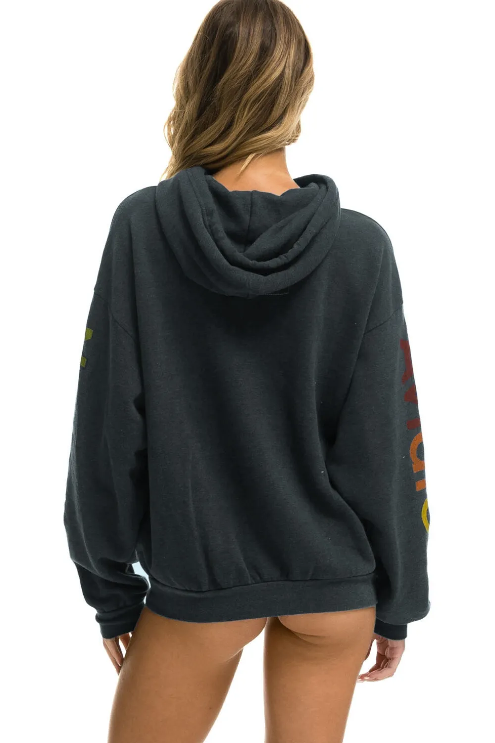 Hoodies | Hoodies | Aviator Nation RELAXED PULLOVER HOODIE - CHARCOAL