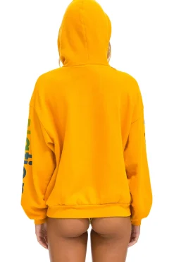 Hoodies | Hoodies | Aviator Nation RELAXED PULLOVER HOODIE - GOLD