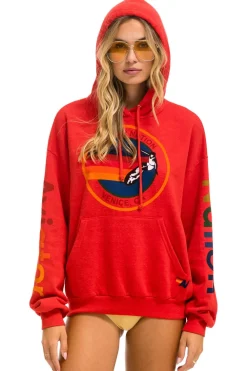 Hoodies | Hoodies | Aviator Nation  RELAXED PULLOVER HOODIE - RED