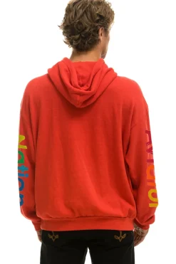Hoodies | Hoodies | Aviator Nation  RELAXED PULLOVER HOODIE - RED