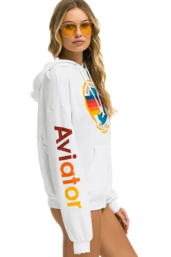 Hoodies | Hoodies | Aviator Nation  RELAXED PULLOVER HOODIE - WHITE