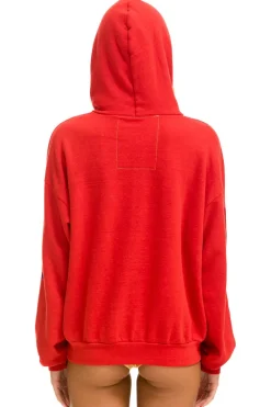 Hoodies | Hoodies | Aviator Nation  RELAXED PULLOVER HOODIE - RED