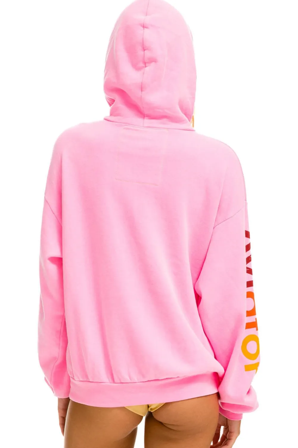 Hoodies | Hoodies | Aviator Nation RELAXED PULLOVER HOODIE - NEON PINK NEONPINK