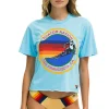 Boyfriend Tees | Aviator Nation SAN FRANCISCO BOYFRIEND TEE - SKY