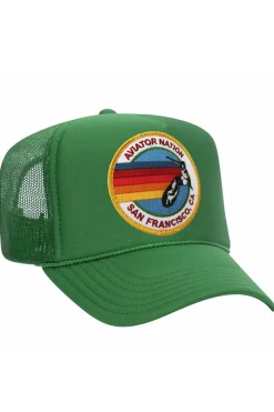 Trucker Hats | Trucker Hats | Aviator Nation SAN FRANCISCO TRUCKER HAT sick!Allofourproductsgothroughanintensebreaking-downprocessthatgivesthemavintagefeelyou'lllovebecauseit'sbrokeninfromdayoneofwearingit.Allofourhatsareadjustable!