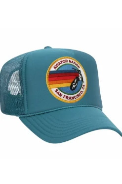 Trucker Hats | Trucker Hats | Aviator Nation SAN FRANCISCO TRUCKER HAT sick!Allofourproductsgothroughanintensebreaking-downprocessthatgivesthemavintagefeelyou'lllovebecauseit'sbrokeninfromdayoneofwearingit.Allofourhatsareadjustable!