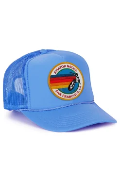 Trucker Hats | Trucker Hats | Aviator Nation SAN FRANCISCO TRUCKER HAT sick!Allofourproductsgothroughanintensebreaking-downprocessthatgivesthemavintagefeelyou'lllovebecauseit'sbrokeninfromdayoneofwearingit.Allofourhatsareadjustable!