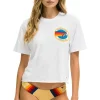 Boyfriend Tees | Tees | Aviator Nation SMALL LOGO BOYFRIEND TEE - WHITE