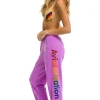 Sweatpants | Aviator Nation SWEATPANTS - NEON PURPLE NEONPURPLE