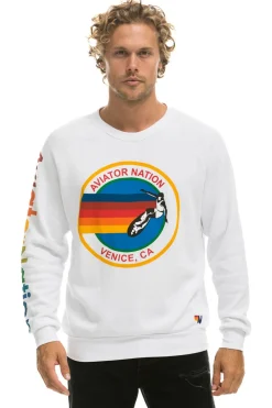 Sweatshirts | Sweatshirts | Aviator Nation SWEATSHIRT - WHITE