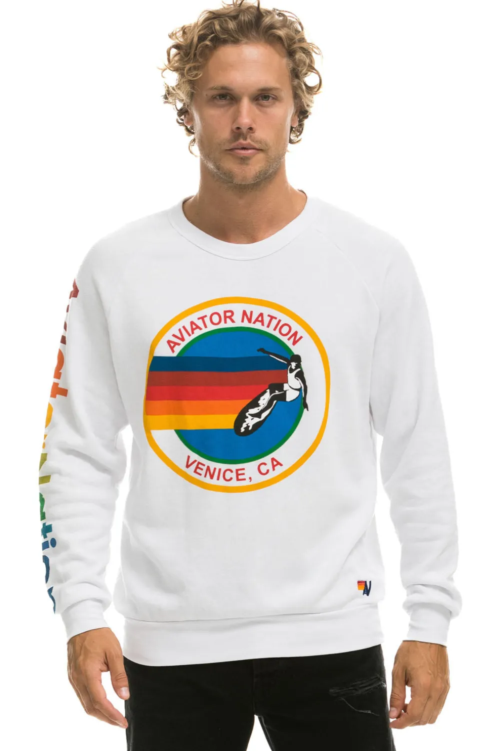 Sweatshirts | Sweatshirts | Aviator Nation SWEATSHIRT - WHITE