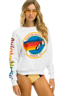 Sweatshirts | Sweatshirts | Aviator Nation SWEATSHIRT - WHITE