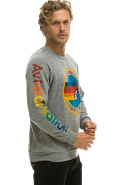 Sweatshirts | Sweatshirts | Aviator Nation SWEATSHIRT - HEATHER GREY HEATHERGREY