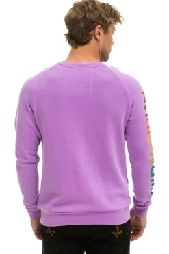 Sweatshirts | Sweatshirts | Aviator Nation SWEATSHIRT - NEON PURPLE NEONPURPLE