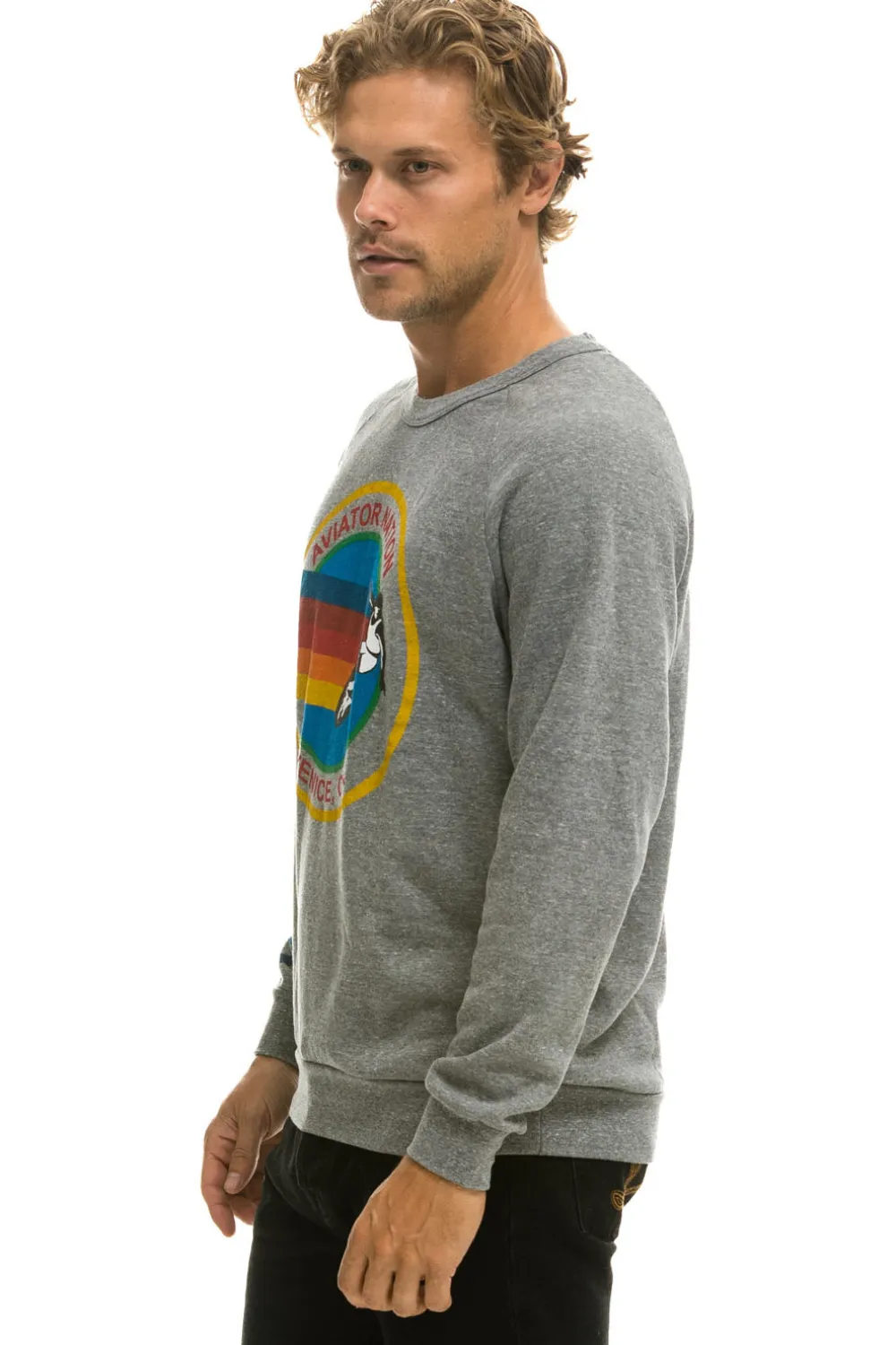 Sweatshirts | Sweatshirts | Aviator Nation SWEATSHIRT - HEATHER GREY HEATHERGREY