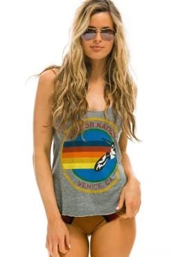 Tanks | Aviator Nation TANK - HEATHER GREY HEATHERGREY