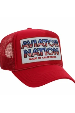 Trucker Hats | Trucker Hats | Aviator Nation USA PATRIOTIC VINTAGE TRUCKER HAT