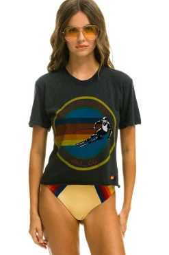 Boyfriend Tees | Aviator Nation VAIL BOYFRIEND TEE - CHARCOAL