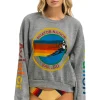 Sweatshirts | Sweatshirts | Aviator Nation VAIL RELAXED CREW SWEATSHIRT - HEATHER GREY HEATHERGREY