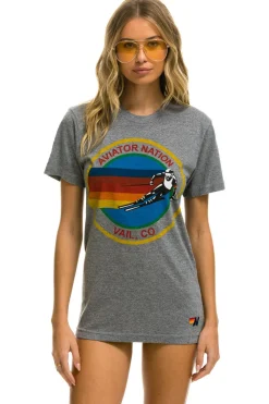 Tees | Tees | Aviator Nation VAIL TEE - HEATHER