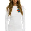 Tees | Aviator Nation VAIL THERMAL - WHITE