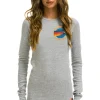 Tees | Aviator Nation VAIL THERMAL - HEATHER GREY HEATHERGREY