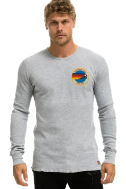 Tees | Aviator Nation VAIL THERMAL - HEATHER GREY HEATHERGREY