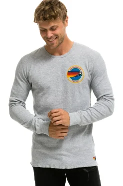 Tees | Aviator Nation VAIL THERMAL - HEATHER GREY HEATHERGREY