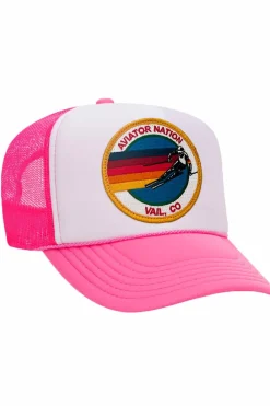 Trucker Hats | Trucker Hats | Aviator Nation VAIL TRUCKER HAT