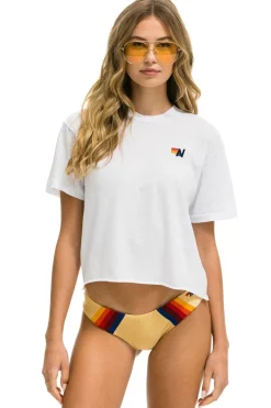 Boyfriend Tees | Tees | Aviator Nation BASIC BOYFRIEND TEE - WHITE