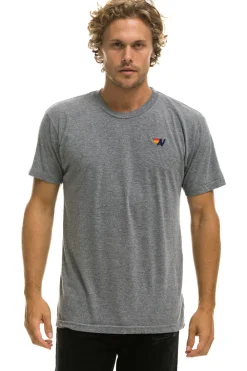 Tees | Tees | Aviator Nation BASIC TEE - HEATHER GREY HEATHERGREY