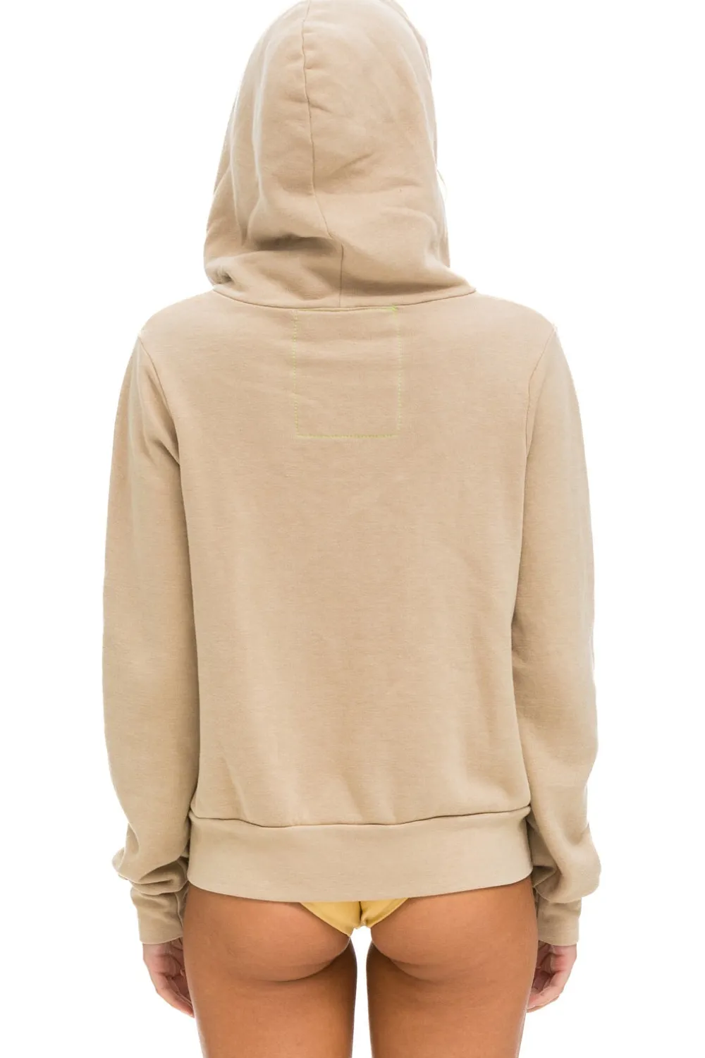 Hoodies | Hoodies | Aviator Nation BOLT 2 HOODIE - SAND // NEON PINK SAND//NEONPINK