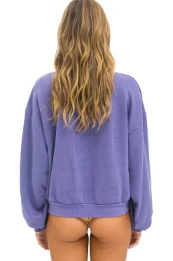 Sweatshirts | Sweatshirts | Aviator Nation BOLT 2 RELAXED CREW SWEATSHIRT - LAVENDER // NEON PINK LAVENDER//NEONPINK