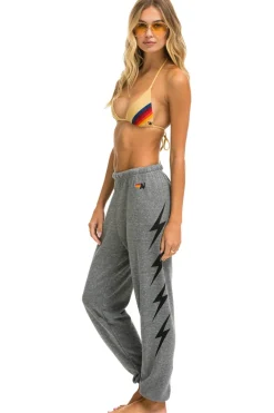 Sweatpants | Aviator Nation BOLT 4 SWEATPANTS - HEATHER GREY HEATHERGREY