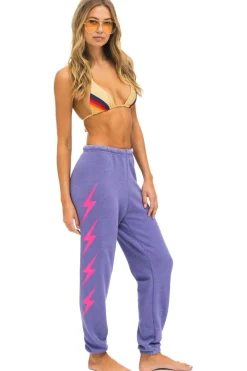 Sweatpants | Aviator Nation BOLT 4 SWEATPANTS - LAVENDER // NEON PINK LAVENDER//NEONPINK