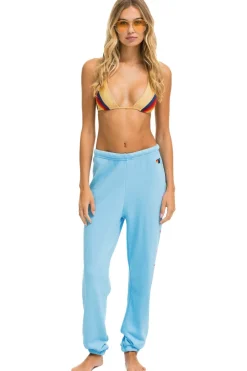 Sweatpants | Aviator Nation BOLT 4 SWEATPANTS - SKY // NEON PINK SKY//NEONPINK