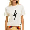 Boyfriend Tees | Tees | Aviator Nation BOLT BOYFRIEND TEE - VINTAGE WHITE VINTAGEWHITE
