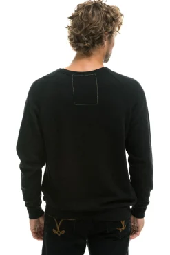 Sweatshirts | Sweatshirts | Aviator Nation BOLT CREW SWEATSHIRT - BLACK // NEON PINK BLACK//NEONPINK