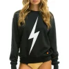 Sweatshirts | Sweatshirts | Aviator Nation BOLT CREW SWEATSHIRT - CHARCOAL