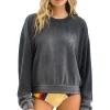 Sweatshirts | Sweatshirts | Aviator Nation BOLT STITCH 2 RELAXED CREW SWEATSHIRT - FADED SMOKE FADEDSMOKE
