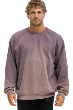 Sweatshirts | Sweatshirts | Aviator Nation BOLT STITCH 2 RELAXED CREW SWEATSHIRT - FADED MOCHA FADEDMOCHA
