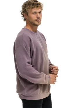 Sweatshirts | Sweatshirts | Aviator Nation BOLT STITCH 2 RELAXED CREW SWEATSHIRT - FADED MOCHA FADEDMOCHA