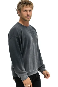 Sweatshirts | Sweatshirts | Aviator Nation BOLT STITCH 2 RELAXED CREW SWEATSHIRT - FADED SMOKE FADEDSMOKE