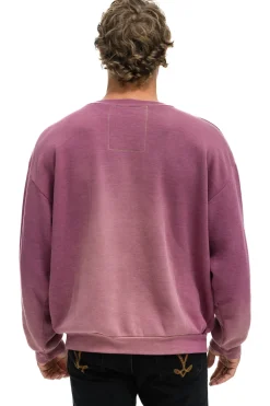 Sweatshirts | Sweatshirts | Aviator Nation BOLT STITCH 2 RELAXED CREW SWEATSHIRT - FADED BERRY FADEDBERRY