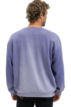 Sweatshirts | Sweatshirts | Aviator Nation BOLT STITCH 2 RELAXED CREW SWEATSHIRT - FADED GRAPE FADEDGRAPE